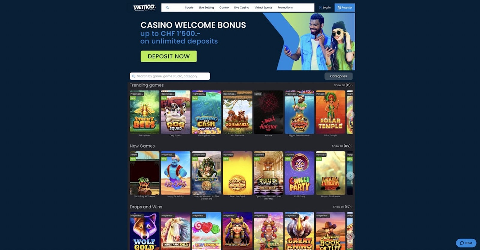 Wettigo Casino Slots