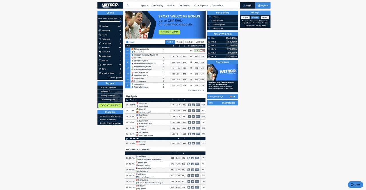 Wettigo Sports Betting