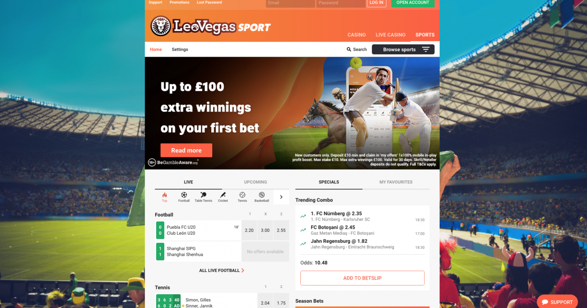 leovegas live casino