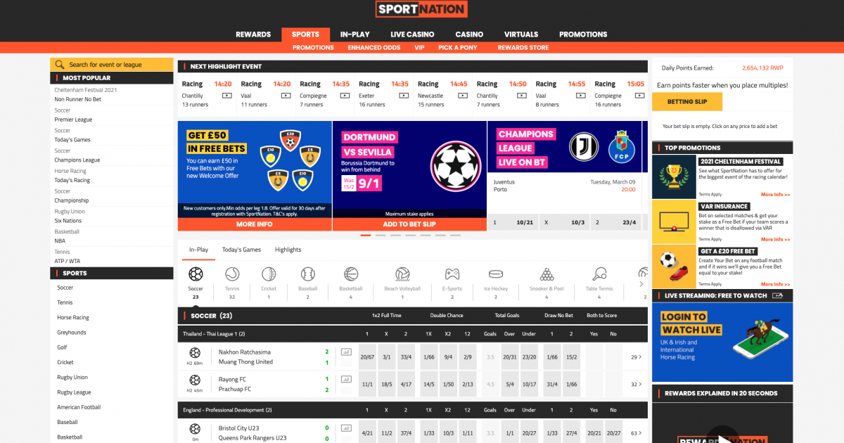 SportNation Review for Oct 2024 (UK Betting Site)