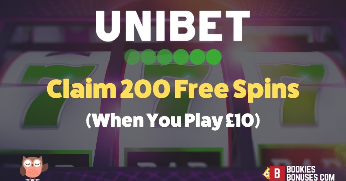 Unibet 200 free spins tilbud