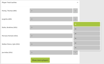 Altenar bet builder tackles