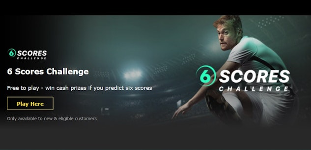 Bet365 6 score challenge