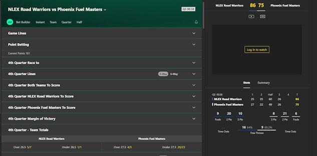Bet365 basketball in play