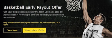 Bet365 early payout NBA