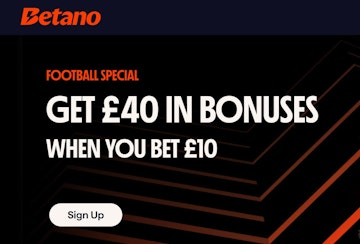 Betano 10 40 football offer
