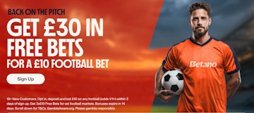 Betano football offer 10 30