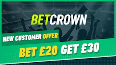 Betcrown bet 20 get 30
