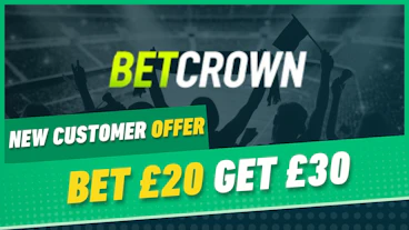 Betcrown bet 20 get 30