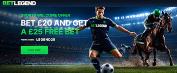 Betlegend landing page