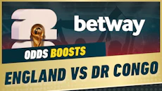 Betway england congo boosts