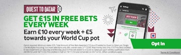 Betway quest to qatar world cup promotion