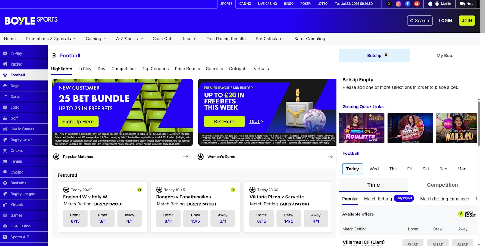 BOYLE Sports football