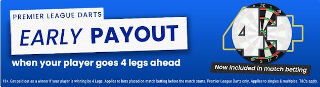 Boylesports early payout darts