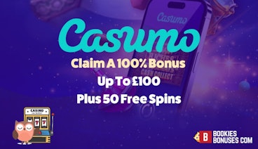 Casumo - Up to £100 and 50 free spins