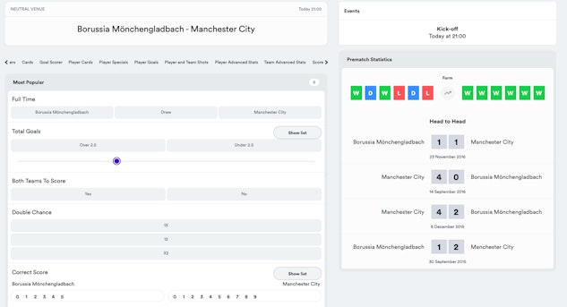 Casumo football betting