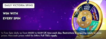 Daily victoria free spins