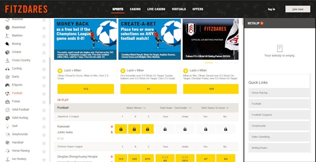 Fitzdares football page