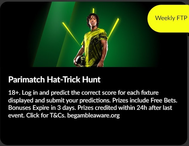 Parimatch hat-trick hunt