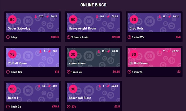 Its great to see bingo on a casino site once again and welcoming that social gaming element once more