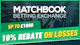 Matchbook 10 percent on losses