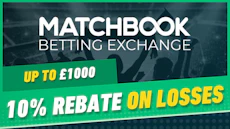 Matchbook 10 percent on losses
