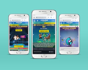 Monster mobile mockup