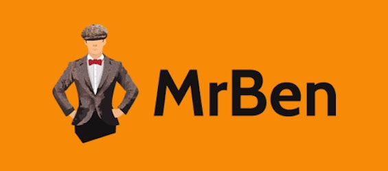 Mrben logo background