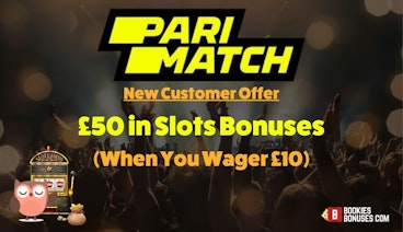 Parimatch 50 slots bonus