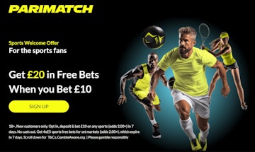 Parimatch landing page