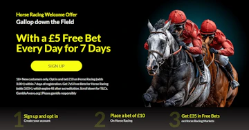 Parimatch racing offer landing page