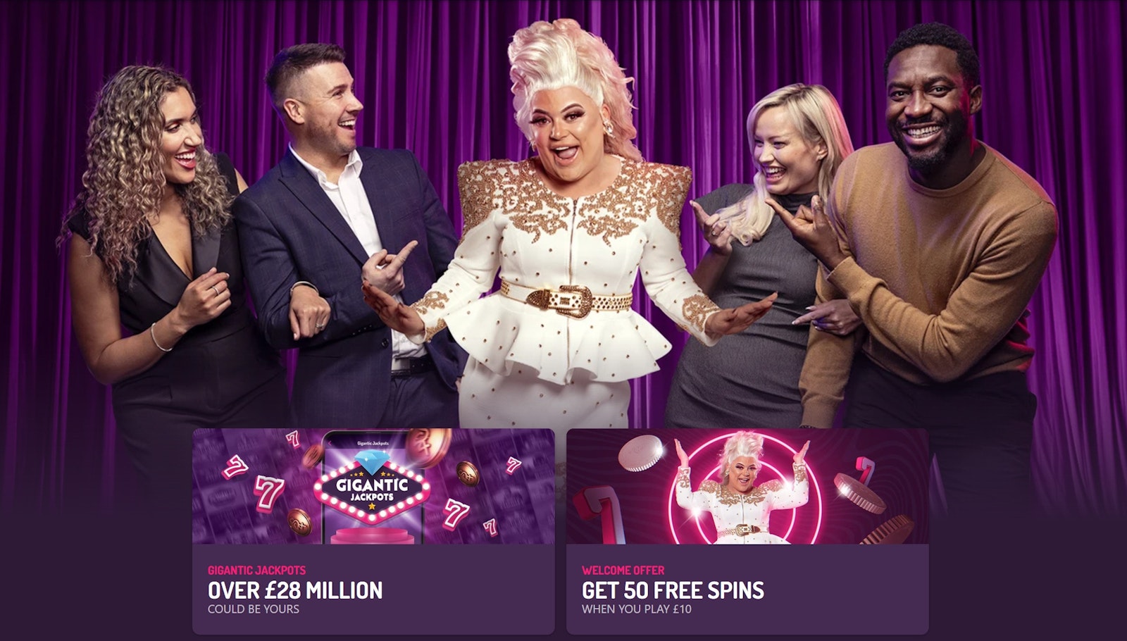 Pink casino landing page May 25