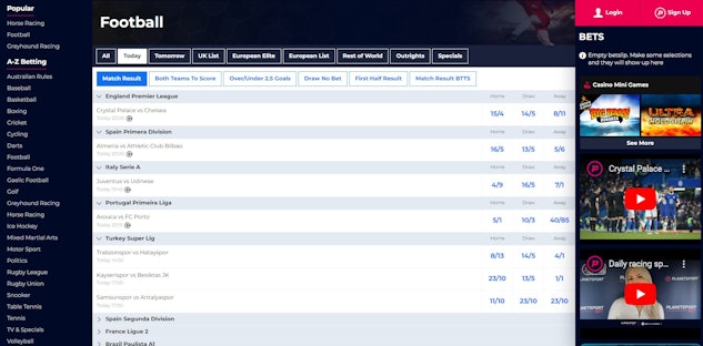 Planetsportbet football