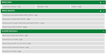 Toto price boosts specials